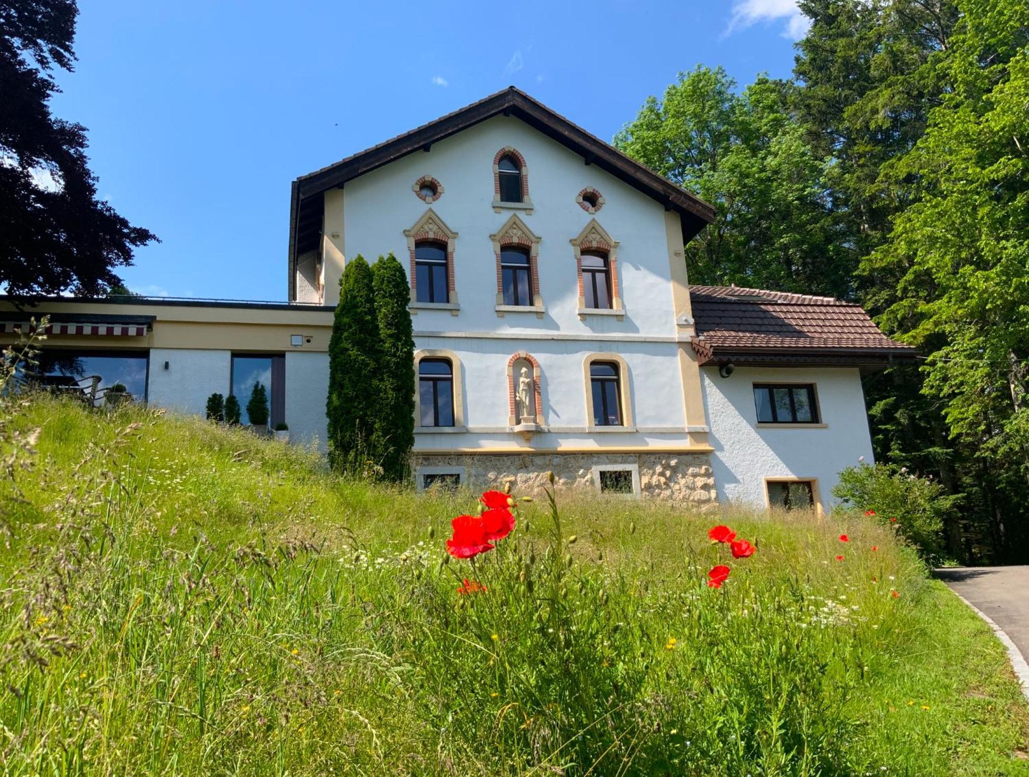 Maison D Hotes Villa Les Pervenches La Chaux De Fonds Bagian luar foto